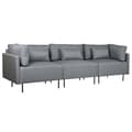 Pikkukuva 8 / 9: Divaanisohva DKD Home Decor Harmaa Metalli Moderni 276 x 152,5 x 84 cm