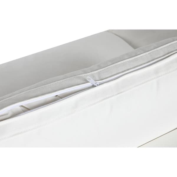 Sohva Home ESPRIT Valkoinen Moderni 286 x 95,5 x 57 cm