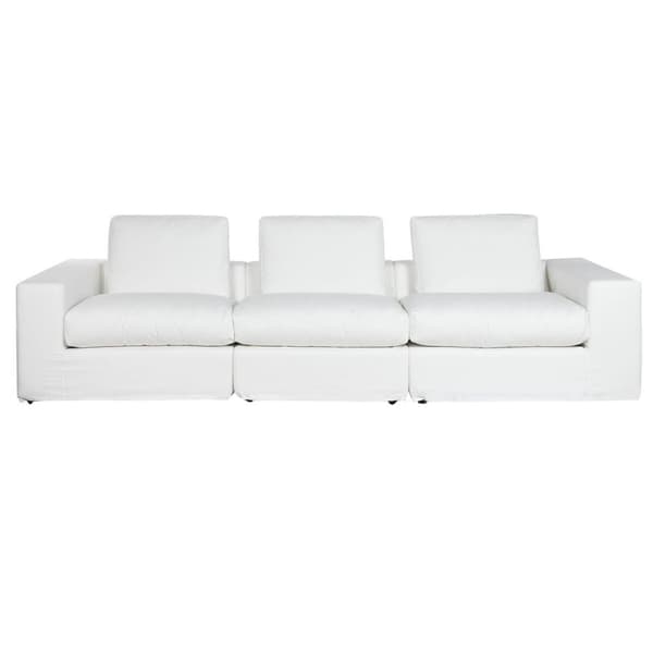 Sohva Home ESPRIT Valkoinen Moderni 286 x 95,5 x 57 cm