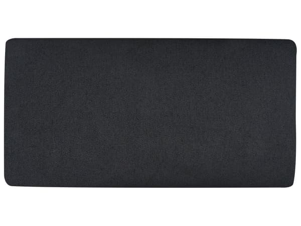 Hjørnesofa Svart Polyester 192 x 155 cm 2-seter Høyrevendt Seksjonssofa Metallben Vevd stoff Minimalistisk Moderne