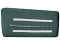 Miniatyrbilde 11 av 11: Hjørnesofa Grønn Kordfløyel Stoffputer Metall Svart Ben Retro Design Pute Ryggstøtte