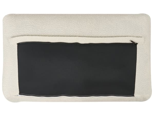 Sovesofa Lys Beige Boucle Stoff Polstret Sovesofa Funksjon Moderne Design til Stue