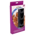 Miniatyrbillede 1 af 3: Patisse Mini Hjerteformer 8 Sektioner 29x17 cm Sort/Silicone