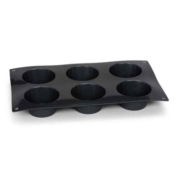 Patisse Muffinform 6 Rum 29x17 cm Sort/Silicone