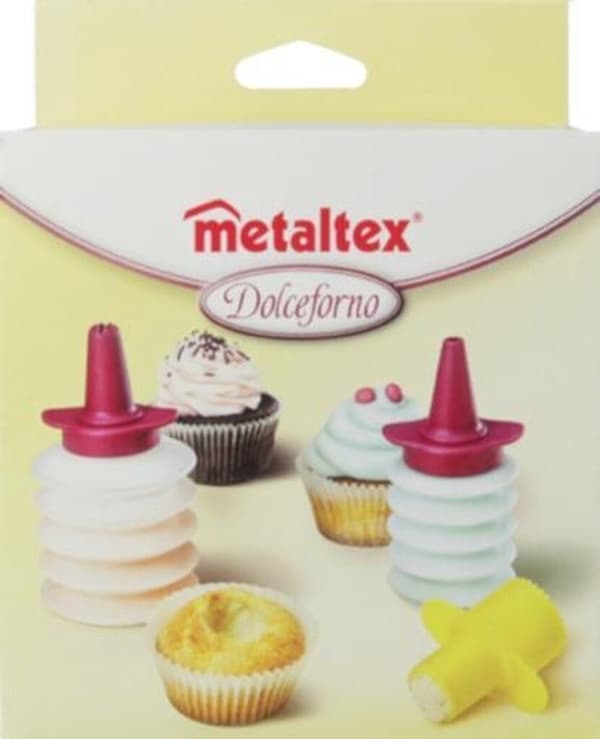 Metaltex dekorationsset Dolceforno 9 x 7 Cm Transparent