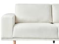 Miniatyrbilde 7 av 11: Sofa Off-White 3-seter Moderne Stue i Retrostil Brede Armlener Retro Sofa