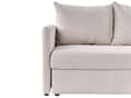 Miniatyrbilde 8 av 11: Sovesofa Beige Stoff 3 Seter Polstring Puter Moderne Design til Stue