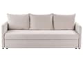 Miniatyrbilde 1 av 11: Sovesofa Beige Stoff 3 Seter Polstring Puter Moderne Design til Stue