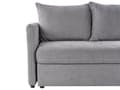 Miniatyrbilde 8 av 11: Sovesofa Grå Stoff 3 Seter Polstring Puter Moderne Design til Stue