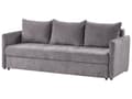 Miniatyrbilde 5 av 11: Sovesofa Taupe Stoff 3 Seter Polstring Puter Moderne Design til Stue