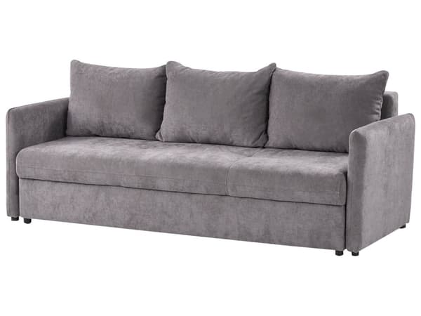 Sovesofa Taupe Stoff 3 Seter Polstring Puter Moderne Design til Stue