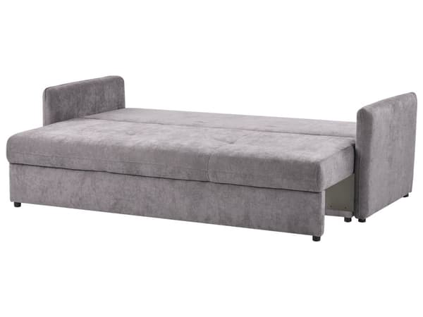 Sovesofa Taupe Stoff 3 Seter Polstring Puter Moderne Design til Stue