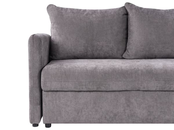 Sovesofa Taupe Stoff 3 Seter Polstring Puter Moderne Design til Stue
