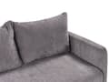 Miniatyrbilde 9 av 11: Sovesofa Taupe Stoff 3 Seter Polstring Puter Moderne Design til Stue