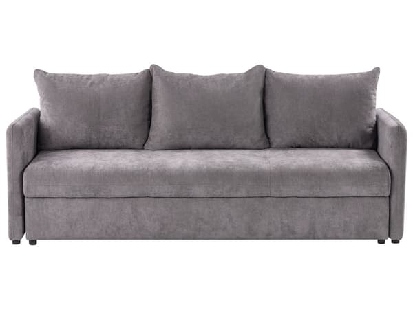 Sovesofa Taupe Stoff 3 Seter Polstring Puter Moderne Design til Stue