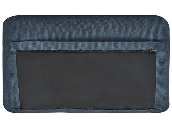 Bäddsoffa Blå Polyester Tyg Stoppad Sovsoffa Modern Stil Vardagsrum