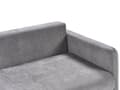 Miniatyrbild 10 av 11: Bäddsoffa Grå Tyg 3-sits Klädsel Kuddar Modern