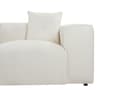Miniatyrbillede 7 af 11: Hjørnesofa med Chaiselong Off White Boucle 3 Personers Sofa L Formet Dyb Sofahjørne Siddemøbel Blød Stofsofa Højrevendt Modulsofa