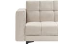 Miniatyrbilde 8 av 11: Venstre Hjørnesofa Beige Polyester Stoff Polstring Liggende Ryggstøtte 3 Posisjoner Click-Clack