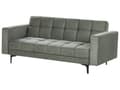 Miniatyrbillede 4 af 11: Sovesofa Grøn Polyester 3 Personers Moderne Blød Sofa Sofaseng Tre Personers Designsofa Praktisk Splitback Stofsofa God Liggekomfort