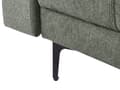 Miniatyrbillede 10 af 11: Sovesofa Grøn Polyester 3 Personers Moderne Blød Sofa Sofaseng Tre Personers Designsofa Praktisk Splitback Stofsofa God Liggekomfort