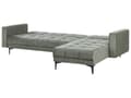 Miniatyrbillede 6 af 11: Sovesofa med Chaiselong Grøn Polyester 4 Personers Sofa L Formet Hjørnesofa Dyb Sofaseng Blød Stofsofa Design Hjørnesovesofa Venstrevendt
