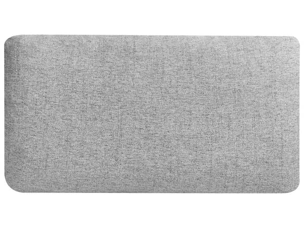 Soffa Grå Bouclé Tyg Polyester Klädsel Metallben 4 Sittplatser Kraftigt Vadderad Minimalistisk Stil Vardagsrumsmöbler