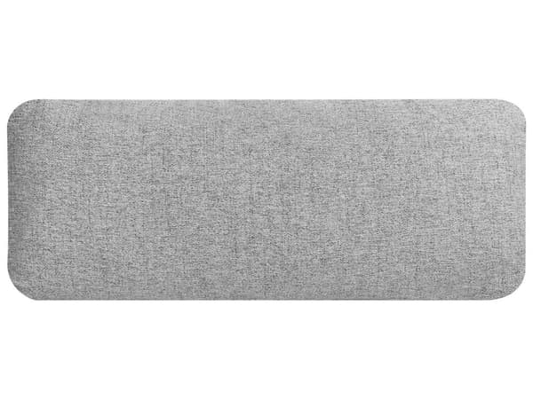 Soffa Grå Bouclé Tyg Polyester Klädsel Metallben 4 Sittplatser Kraftigt Vadderad Minimalistisk Stil Vardagsrumsmöbler