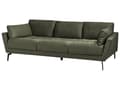 Miniatyrbild 5 av 11: Soffa Grön Bouclé Tyg Polyester Klädsel Metallben 4 Sittplatser Kraftigt Vadderad Minimalistisk Stil Vardagsrumsmöbler