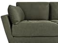 Miniatyrbild 11 av 11: Soffa Grön Bouclé Tyg Polyester Klädsel Metallben 4 Sittplatser Kraftigt Vadderad Minimalistisk Stil Vardagsrumsmöbler