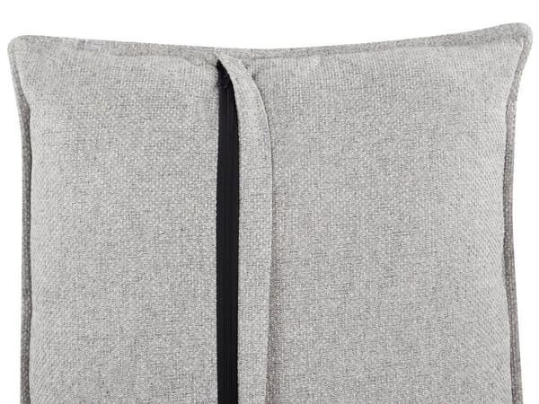 2-seters Sofa Grå Stoff Polstring Ekstra Puter Moderne Stil Stue Møbler