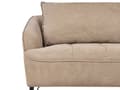 Miniatyrbilde 6 av 11: 3-seters Sofa Brun Stoff Polstring Ekstra Puter Moderne Stil Stue Møbler