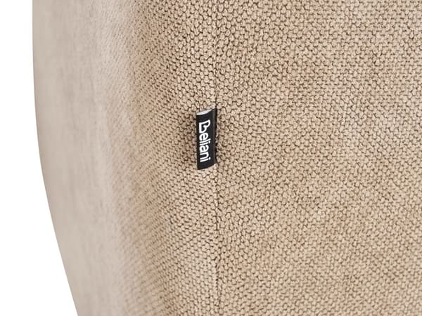 3-seters Sofa Brun Stoff Polstring Ekstra Puter Moderne Stil Stue Møbler