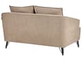 Miniatyrbillede 5 af 11: Sofa Brun Polyester 2 Personers Tyk Polstret Dyb Blød Stofsofa til Stuen Moderne Inspiration Stue Møbel Moderne