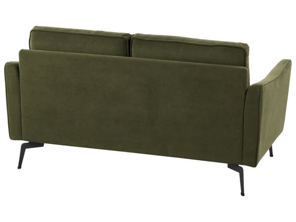 Sofa 2-seters Grønn Polyester Stoff med Vannavstøtende Klassisk stil