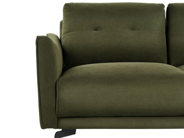 Sofa 2-seters Grønn Polyester Stoff med Vannavstøtende Klassisk stil