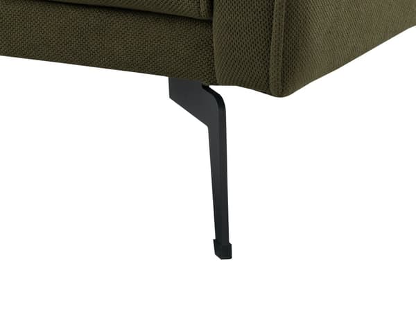 Sofa Grøn Polyester 2 Personers Tyk Polstret Dyb Blød Stofsofa til Stuen Moderne Inspiration Stue Møbel
