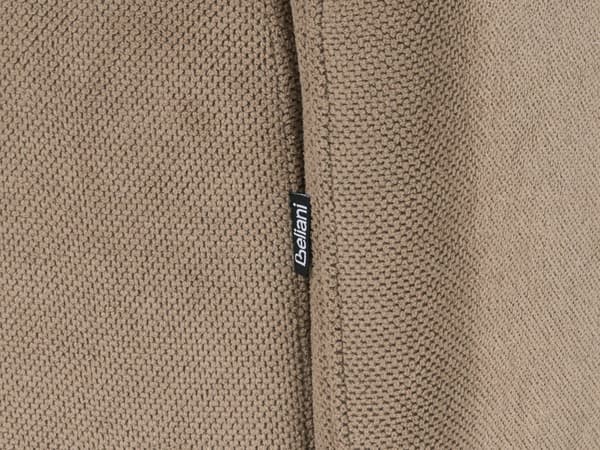 Sofa Brun Polyester 2 Personers Tyk Polstret Dyb Blød Stofsofa til Stuen Moderne Inspiration Stue Møbel