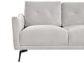 Miniatyrbillede 6 af 11: Sofa Off White Polyester 2 Personers Tyk Polstret Dyb Blød Stofsofa til Stuen Moderne Inspiration Stue Møbel
