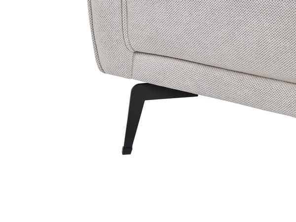 Sofa Off White Polyester 2 Personers Tyk Polstret Dyb Blød Stofsofa til Stuen Moderne Inspiration Stue Møbel