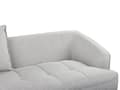 Miniatyrbillede 10 af 11: Sofa Grå Polyester 3 Personers Tyk Polstret Dyb Blød Stofsofa til Stuen Moderne Inspiration Stue Møbel Moderne