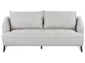 Miniatyrbillede 1 af 11: Sofa Grå Polyester 3 Personers Tyk Polstret Dyb Blød Stofsofa til Stuen Moderne Inspiration Stue Møbel Moderne