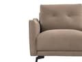 Miniatyrbillede 6 af 11: Sofa Brun Polyester 2 Personers Tyk Polstret Dyb Blød Stofsofa til Stuen Moderne Inspiration Stue Møbel