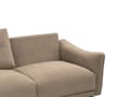 Miniatyrbillede 8 af 11: Sofa Brun Polyester 2 Personers Tyk Polstret Dyb Blød Stofsofa til Stuen Moderne Inspiration Stue Møbel