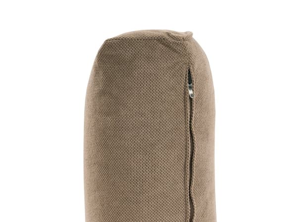 Sofa Brun Polyester 2 Personers Tyk Polstret Dyb Blød Stofsofa til Stuen Moderne Inspiration Stue Møbel