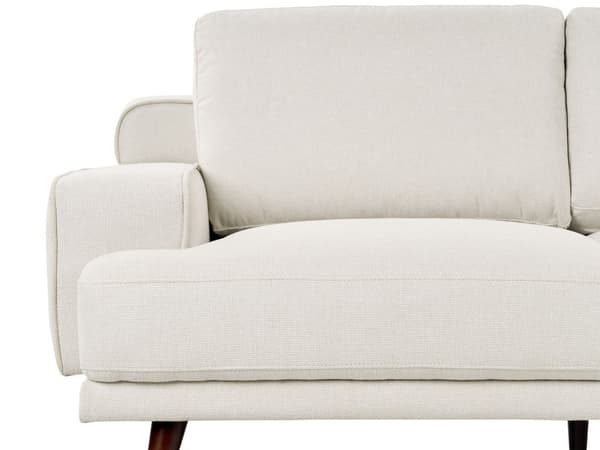 Sofa 2-seters Beige Polyester Stoff med Vannavstøtende Klassisk stil