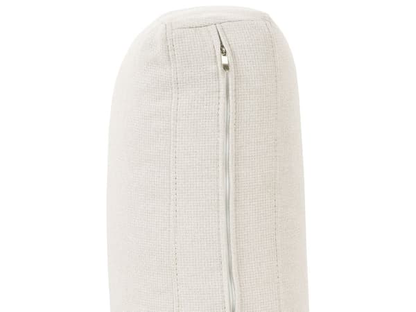 Soffa 2-sits Ljusbeige Tyg Vattenavvisande Klassisk Stil Soffa