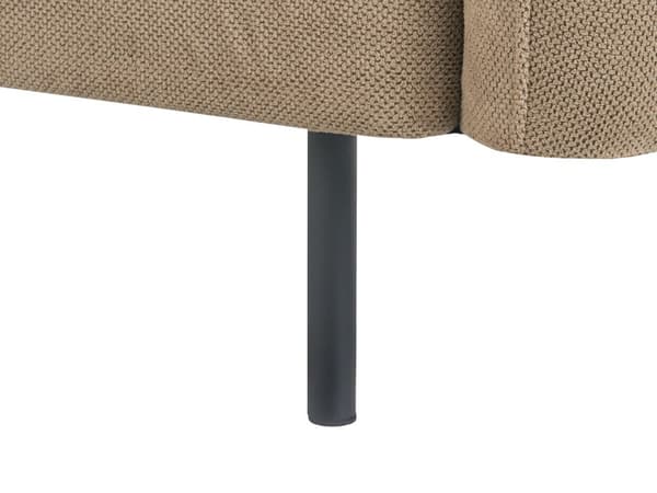 Soffa 2-sits Brun Tyg Vattenavvisande Klassisk Stil