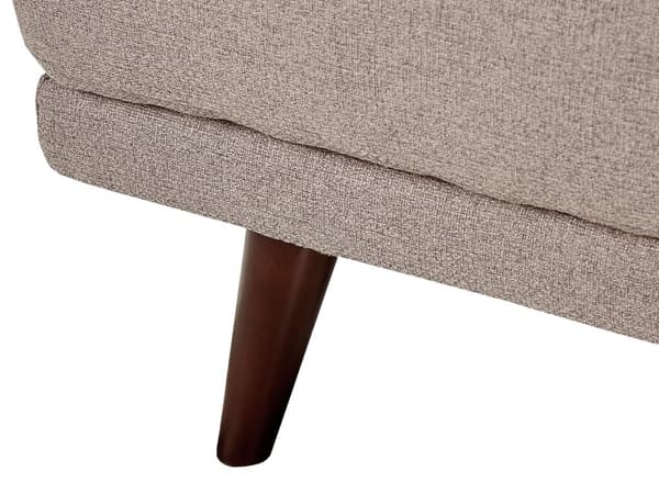Soffa 2-sits Brun Tyg Vattenavvisande Klassisk Stil Soffa