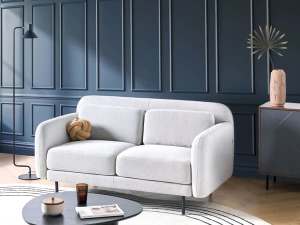 2-seters sofa Off-white Stoff Vannavvisende Moderne og minimalistisk stil Stue